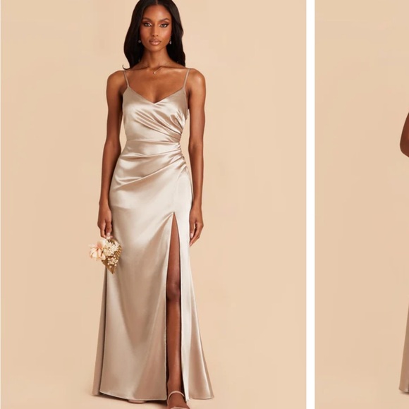 Catherine dress - birdy grey - nuetral champagne - Picture 4 of 4